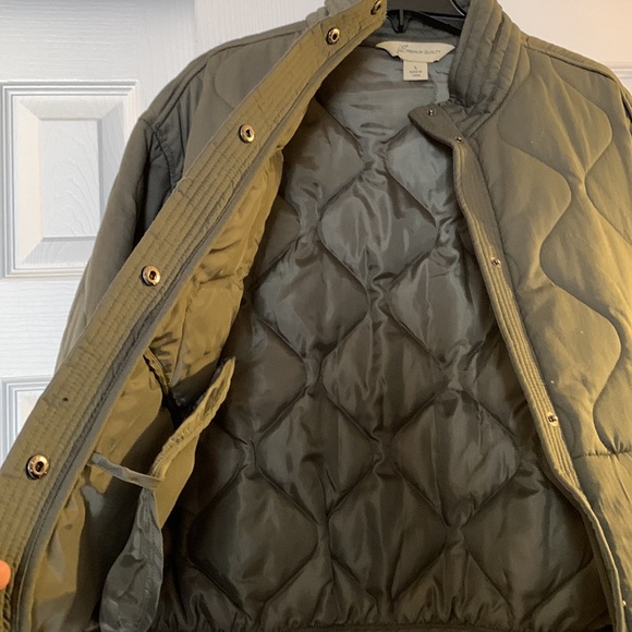 BRAND NEW j2 army green quilted jacket! - Picture 3 of 11